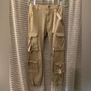 Womens Tan Cargo Pants